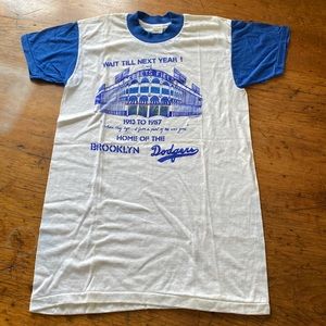 Vintage Brooklyn Dodgers Ebbets Field T shirt